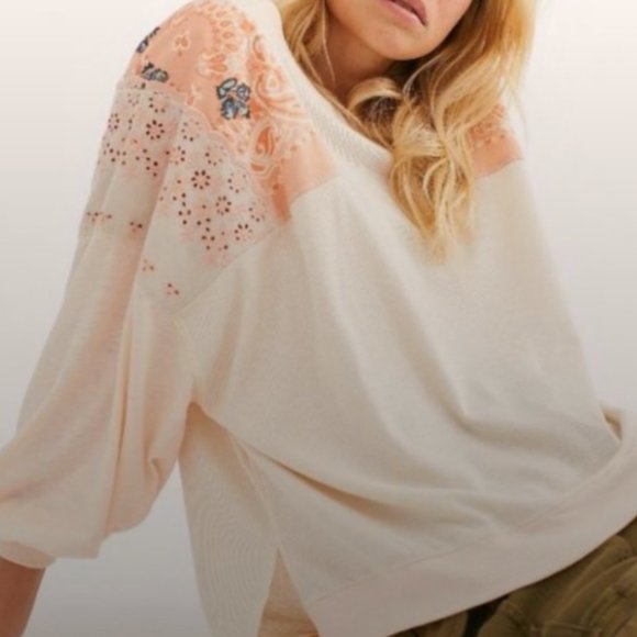 Free People Feelin' It Patch Long Sleeve Shirt - Picture 13 of 13